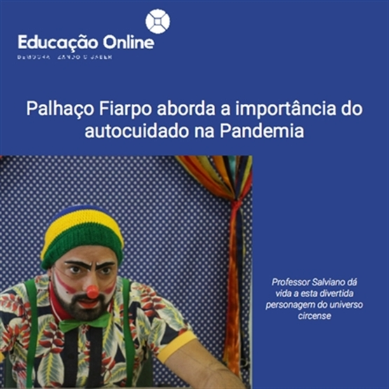 Palhaço Fiardo conta histórias